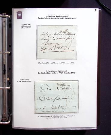 1734-1878, Collection d'exposition LE COURRIER DE PROXIMITE en 80 pages très bien expliquées, à noter , etc., des lettres manquent car réutilisées dans une autre présentation
