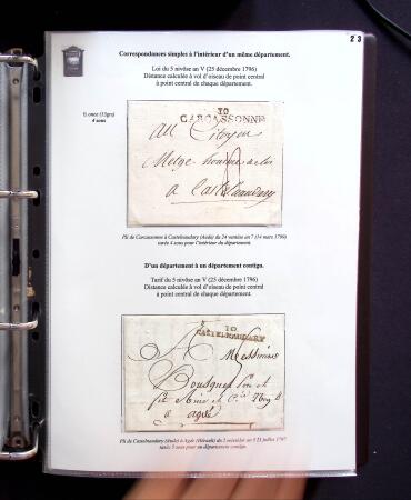 1734-1878, Collection d'exposition LE COURRIER DE PROXIMITE en 80 pages très bien expliquées, à noter , etc., des lettres manquent car réutilisées dans une autre présentation