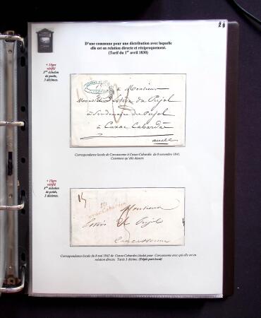 1734-1878, Collection d'exposition LE COURRIER DE PROXIMITE en 80 pages très bien expliquées, à noter , etc., des lettres manquent car réutilisées dans une autre présentation