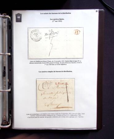 1734-1878, Collection d'exposition LE COURRIER DE PROXIMITE en 80 pages très bien expliquées, à noter , etc., des lettres manquent car réutilisées dans une autre présentation