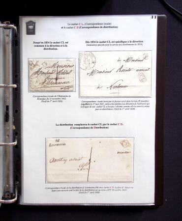 1734-1878, Collection d'exposition LE COURRIER DE PROXIMITE en 80 pages très bien expliquées, à noter , etc., des lettres manquent car réutilisées dans une autre présentation