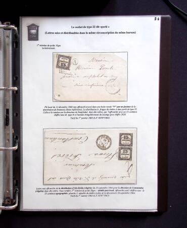 1734-1878, Collection d'exposition LE COURRIER DE PROXIMITE en 80 pages très bien expliquées, à noter , etc., des lettres manquent car réutilisées dans une autre présentation