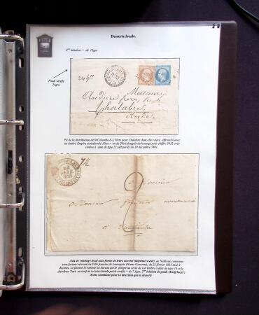 1734-1878, Collection d'exposition LE COURRIER DE PROXIMITE en 80 pages très bien expliquées, à noter , etc., des lettres manquent car réutilisées dans une autre présentation