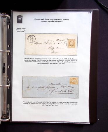 1734-1878, Collection d'exposition LE COURRIER DE PROXIMITE en 80 pages très bien expliquées, à noter , etc., des lettres manquent car réutilisées dans une autre présentation