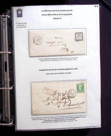 1734-1878, Collection d'exposition LE COURRIER DE PROXIMITE en 80 pages très bien expliquées, à noter , etc., des lettres manquent car réutilisées dans une autre présentation