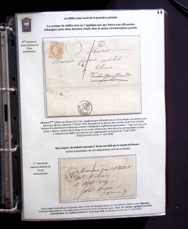 1734-1878, Collection d'exposition LE COURRIER DE PROXIMITE en 80 pages très bien expliquées, à noter , etc., des lettres manquent car réutilisées dans une autre présentation