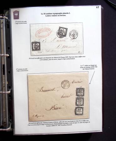 1734-1878, Collection d'exposition LE COURRIER DE PROXIMITE en 80 pages très bien expliquées, à noter , etc., des lettres manquent car réutilisées dans une autre présentation