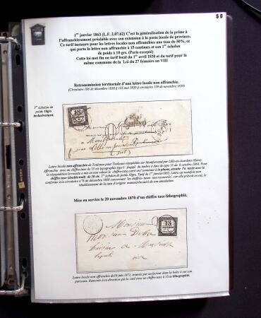 1734-1878, Collection d'exposition LE COURRIER DE PROXIMITE en 80 pages très bien expliquées, à noter , etc., des lettres manquent car réutilisées dans une autre présentation