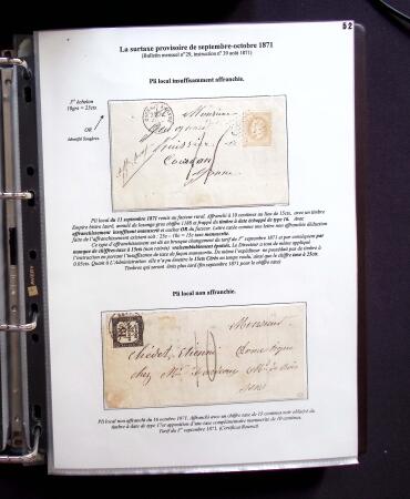 1734-1878, Collection d'exposition LE COURRIER DE PROXIMITE en 80 pages très bien expliquées, à noter , etc., des lettres manquent car réutilisées dans une autre présentation