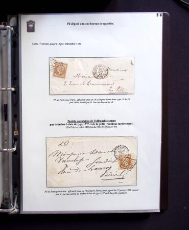 1734-1878, Collection d'exposition LE COURRIER DE PROXIMITE en 80 pages très bien expliquées, à noter , etc., des lettres manquent car réutilisées dans une autre présentation