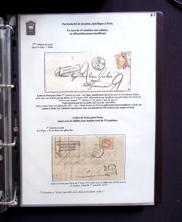 1734-1878, Collection d'exposition LE COURRIER DE PROXIMITE en 80 pages très bien expliquées, à noter , etc., des lettres manquent car réutilisées dans une autre présentation