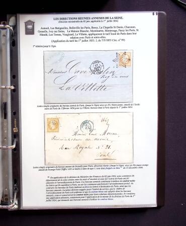 1734-1878, Collection d'exposition LE COURRIER DE PROXIMITE en 80 pages très bien expliquées, à noter , etc., des lettres manquent car réutilisées dans une autre présentation