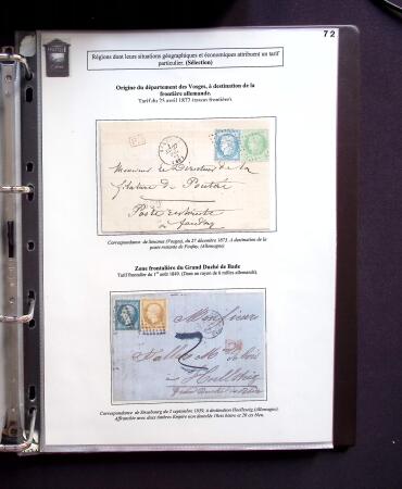 1734-1878, Collection d'exposition LE COURRIER DE PROXIMITE en 80 pages très bien expliquées, à noter , etc., des lettres manquent car réutilisées dans une autre présentation