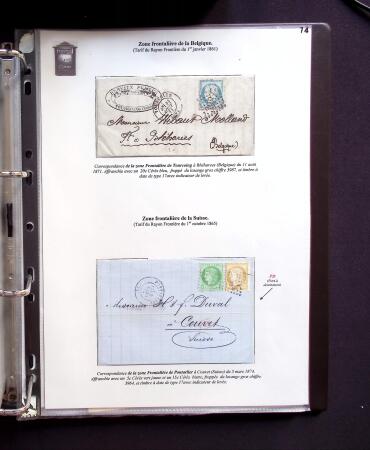 1734-1878, Collection d'exposition LE COURRIER DE PROXIMITE en 80 pages très bien expliquées, à noter , etc., des lettres manquent car réutilisées dans une autre présentation
