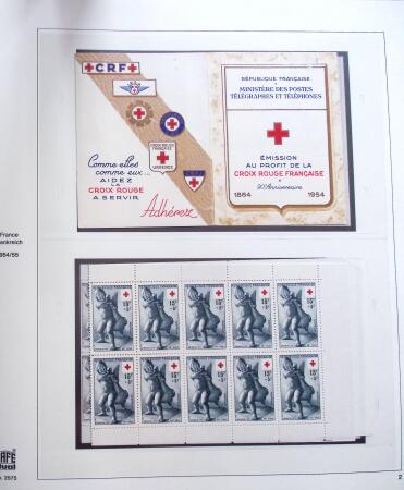 1952-94, Collection de carnet Croix-Rouge ainsi que