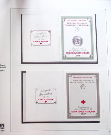 1952-94, Collection de carnet Croix-Rouge ainsi que