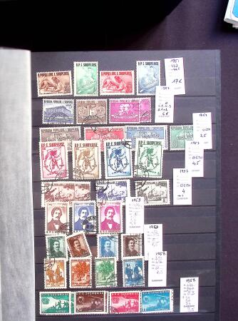 1866-1989 EASTERN EUROPE: Seven stockbooks and albums