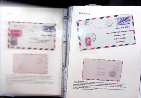 1946 PAN AM AIRMAIL TEST: Exhibition collection comprising