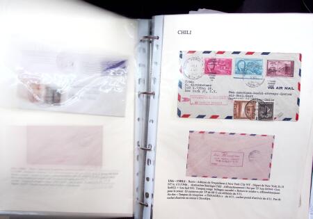 1946 PAN AM AIRMAIL TEST: Exhibition collection comprising