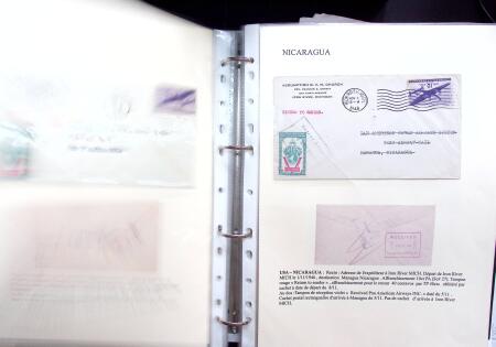 1946 PAN AM AIRMAIL TEST: Exhibition collection comprising
