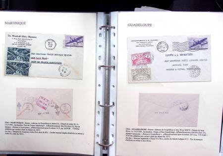 1946 PAN AM AIRMAIL TEST: Exhibition collection comprising