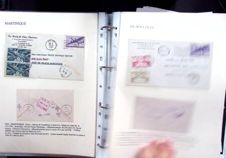 1946 PAN AM AIRMAIL TEST: Exhibition collection comprising