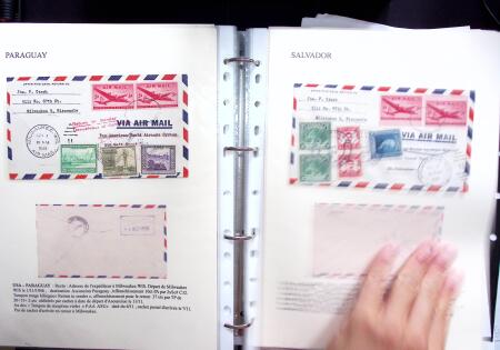 1946 PAN AM AIRMAIL TEST: Exhibition collection comprising