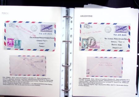 1946 PAN AM AIRMAIL TEST: Exhibition collection comprising