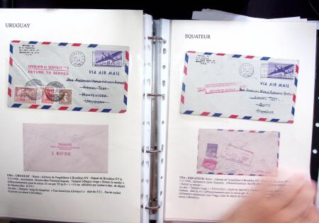 1946 PAN AM AIRMAIL TEST: Exhibition collection comprising