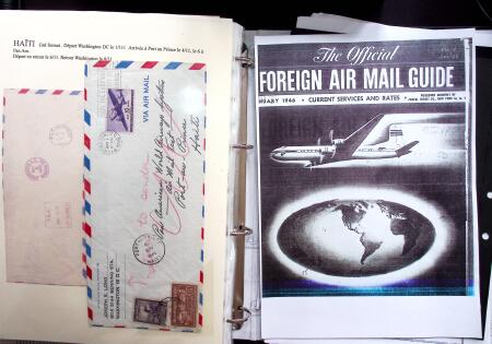 1946 PAN AM AIRMAIL TEST: Exhibition collection comprising