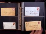1851-56 3c Red Washington specialised selection in