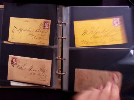 1851-56 3c Red Washington specialised selection in