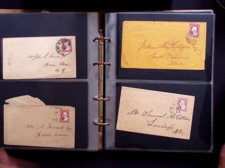 1851-56 3c Red Washington specialised selection in