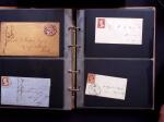 1851-56 3c Red Washington specialised selection in