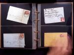 1851-56 3c Red Washington specialised selection in