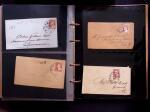 1851-56 3c Red Washington specialised selection in