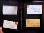 1851-56 3c Red Washington specialised selection in