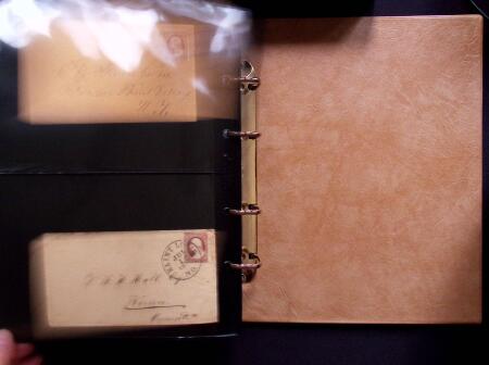 1851-56 3c Red Washington specialised selection in