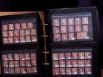 1851-56 3c Red Washington specialised selection in