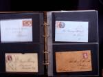 1851-56 3c Red Washington specialised selection in