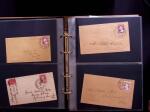1851-56 3c Red Washington specialised selection in