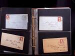 1851-56 3c Red Washington specialised selection in