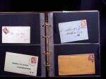 1851-56 3c Red Washington specialised selection in
