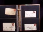1851-56 3c Red Washington specialised selection in