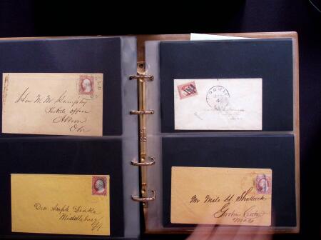 1851-56 3c Red Washington specialised selection in