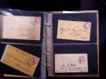 1851-56 3c Red Washington specialised selection in