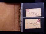 1851-56 3c Red Washington specialised selection in