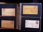 1851-56 3c Red Washington specialised selection in