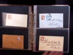 1851-56 3c Red Washington specialised selection in