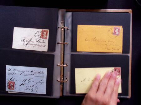 1851-56 3c Red Washington specialised selection in